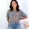 Simply Sage Market Women's Peace Signs Flag Short Sleeve Garment Dyed Tee - 2 of 2