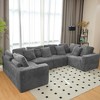GDFStudio Lismore 6 Seater Reversible Sectional Sofa with Memory Sponge Cushion - 2 of 4