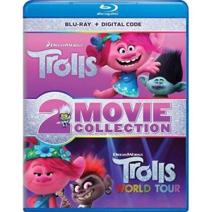 Trolls / Trolls World Tour 2-Movie Collection (Blu-ray + Digital) - 1 of 1