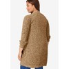 Woman Within Plus Size Button-Front Shaker Cardigan - 3 of 4