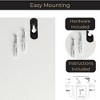 Wall Mounted Mail Organizer with 2 Slots and 3 Hooks – Multiple Finishes – MDF Wood - 4 of 4