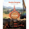 VEVOR 32in Log Lifting Tongs, 2-Claw Log Tongs, Heavy Duty Steel Log Grapple, 1543LBS Lifting Capacity, Swivel Log Graper Timber, Orange - 3 of 4
