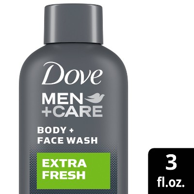 Dove Men+Care Extra Fresh Body and Face Wash - 3 fl oz - Trial Size