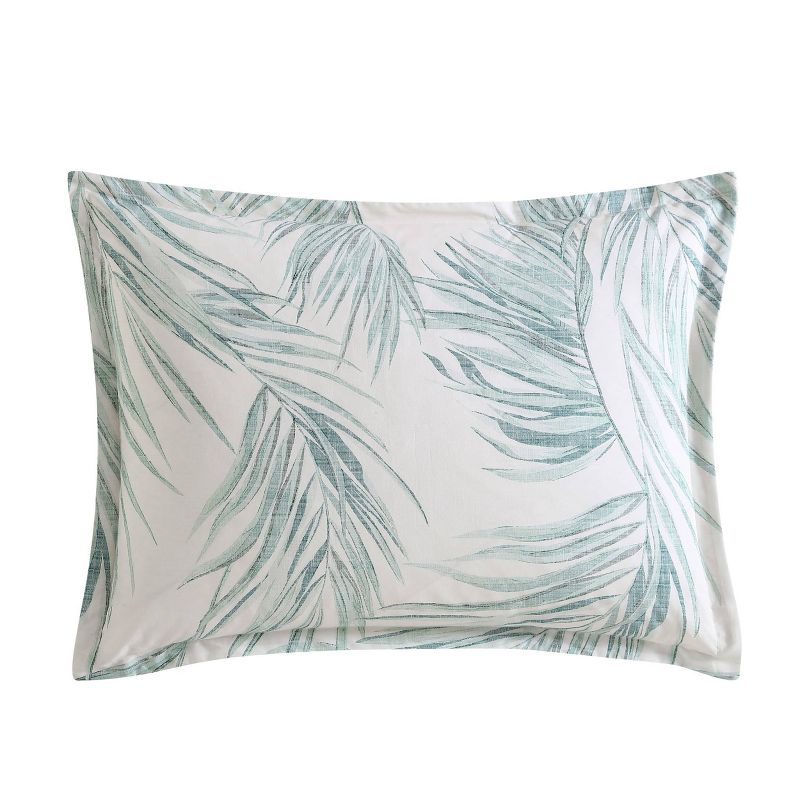 Tommy Bahama 5pc Canyon Palms 100% Cotton Bonus Comforter Bedding Set Green, 5 of 9
