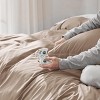 3 pieces Duvet Cover Soft Double Brushed Bedding Set for Kids & Adults Zipper Closure - 3 of 4