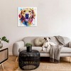 Stupell Industries Happy Dog Paint Drip, 30" x 30" - 2 of 4