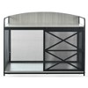 Okak 42.8IN Farmhouse Heavy Duty Metal Dog Crate with Tabletop, Decorative Dog Cage with 2 Doors, Dog Kennel for Large Dogs - 3 of 4