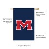 Evergreen University of Mississippi House Applique Flag- 28 x 44 Inches Indoor Outdoor Sports Decor - 3 of 4