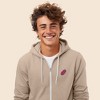 Dalix Donut Embroidered Hoodie Fleece Sweatshirt Zip Front Mens - 4 of 4