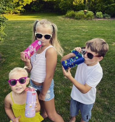 Ello Colby Pop! 14oz Tritan Kids Monster Mania Water Bottles with Fidget  Toy, 3-Pack 
