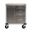 Seville Classics UltraHD 4-Drawer Cabinet with Wood Top, 28" x 25" x 34.5" - 3 of 4