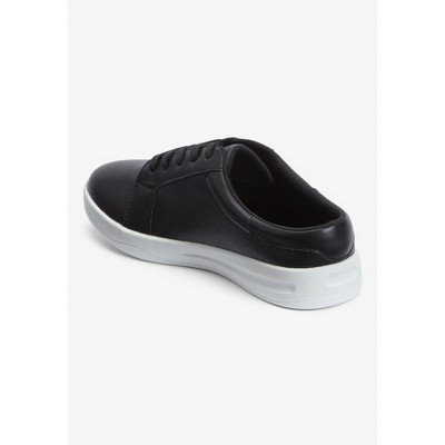 Женские кроссовки Comfortview The Kandice Slip On Sneaker Mule - 9 W, Black (Wide Widths Available) — фото 3