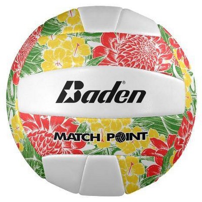 Baden Size 2 Floral Volleyball - Pink/Yellow/Green