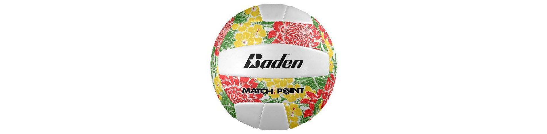 Baden Size 2 Floral Volleyball - Pink/Yellow/Green