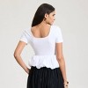 Women's Bubble Hem T-Shirt - A New Day™ - 2 of 4