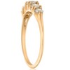 Pompeii3 1 ct TDW 5-Stone Graduated Diamond Anniversary Engagement Ring 14k Yellow Gold - 2 of 4