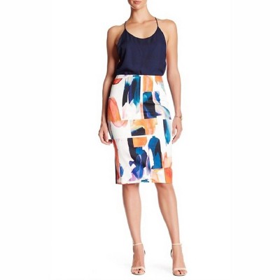 Women's Abstract Print Pencil Skirt - Ellen Tracy