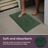 Bathroom Rugs - 2 - Piece Cotton Mat Set - Machine Washable for Bathroom, Kitchen, Laundry Room - 4 of 4