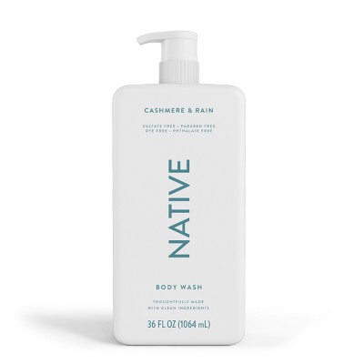 Native Body Wash with Pump - Cashmere &#38; Rain - Sulfate Free - 36 fl oz_2