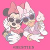 Girl's Mickey & Friends Minnie and Daisy Summer Besties Crop Top T-Shirt - 2 of 3