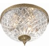 Crystorama Lighting Ceiling Mount 3 - Light Flush Mount in  Olde Brass - 4 of 4
