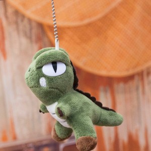 BABYYER Little Dinosaur Plush Toy, Cute Stuffed Animal Keychain, Cotton Backpack Ornament Gifts for Boys and Girls - 1 of 4