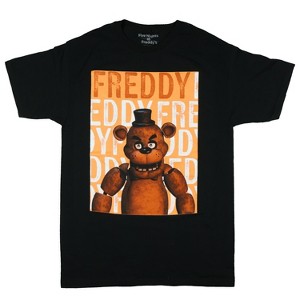 Seven Times Six Five Nights At Freddy's T-Shirt Men's Large Fazbear Design Tee - 1 of 3