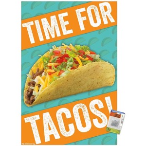 Trends International Time for Tacos! Unframed Wall Poster Prints - 1 of 4