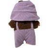 Doll Clothes Spuperstore Lovely Lavender Corduroy Jumpsuit and Hat Set for 17.5 cm Labubu Dolls - 4 of 4