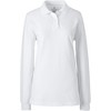 School Uniform Young Women's Long Sleeve Mesh Polo Shirt - 2 of 2