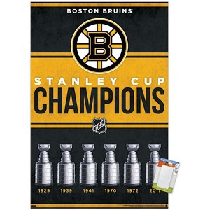 Trends International NHL Boston Bruins - Champions 23 Unframed Wall Poster Prints - 1 of 4