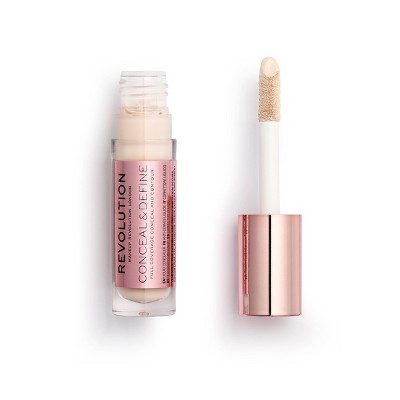 Makeup Revolution Beauty Conceal & Define Concealer - 0.14 fl oz