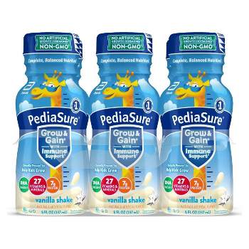 PediaSure Grow & Gain Kids' Nutritional Shake Vanilla - 6 ct/48 fl oz