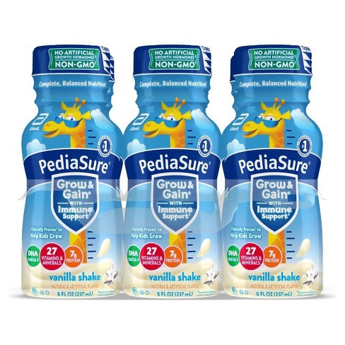 PediaSure Grow & Gain Kids' Nutritional Shake Vanilla - (Select Count) - image 1 of 4
