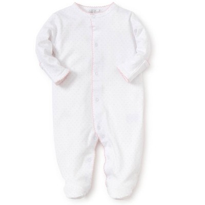 Girl ' Dots Footie - kissy kissy