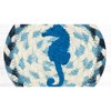 Earth Rugs Decorative Seahorse Printed Coaster – Coastal Kitchen 5"x5" Table Accent - 2 of 3