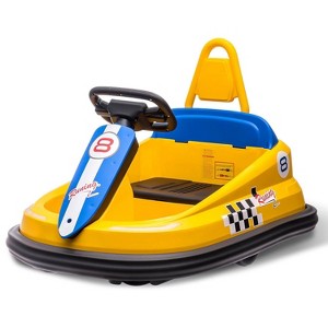 6V Kids Bumper Car for Toddlers, Electric Ride On Toy w/Remote, 360 Degree Spin,2 Speeds,Lights,Music & Horn - 1 of 4