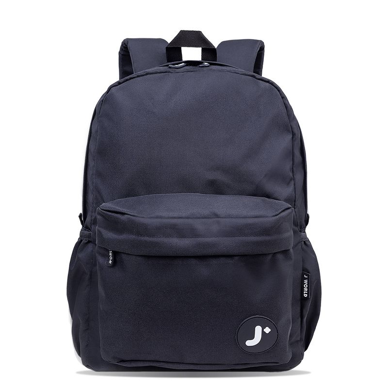 J World Oz Campus 17" Backpack - Black: Nylon Softside Bookbag for Teens
