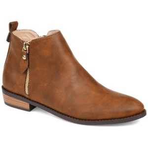 Journee Women's Ellis Medium and Wide Width Booties - 1 of 4