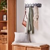 Classic Metal Wall Hook Rack - Hearth & Hand™ with Magnolia - 2 of 3