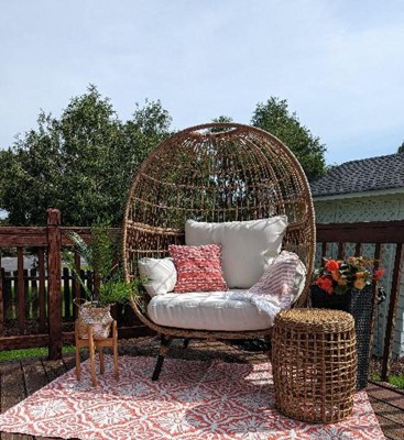 Southport Patio Egg Chair Outdoor Furniture Linen Threshold