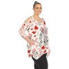 Plus Size Floral Sleeveless Tunic Top - White Mark - 2 of 3