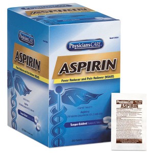 PhysiciansCare Aspirin Tablets, 250/Box - 1 of 2