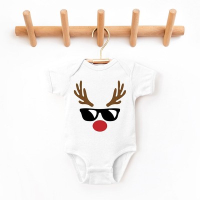 The Juniper Shop Reindeer Boy Baby Bodysuit