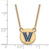 Black Bow Jewelry 14k Yellow Gold Plated Sterling Silver Villanova Wildcats NCAA Necklace 18 Inch - 3 of 4
