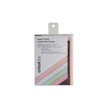 Cricut Joy 10ct Assorted Insert Cards Rainbow Scales Sampler : Target