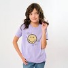 The Juniper Shop SmileyWorld Flower Outline Youth Short Sleeve Tee - 2 of 4