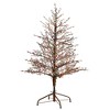 Nearly Natural 4' Pre-Lit LED Flocked Berry Twig Artificial Christmas Tree Multicolor Lights - 2 of 4