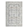 6x9 Vintage Persian Washable Rug - Ultra-Thin Foldable, Low Pile Non-Shedding (Light Gray) - Soft & Durable - 2 of 4
