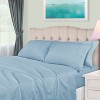 Luxury Cotton 650 Thread Count Solid Deep Pocket Sheet Set by Blue Nile Mills - 2 of 4